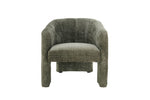 Luxurious velvet accent chair in green, Humphrey Accent Chair.
