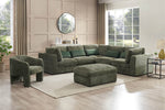 Space-Saving Corner Sofa: Humphrey Armless Sectional
