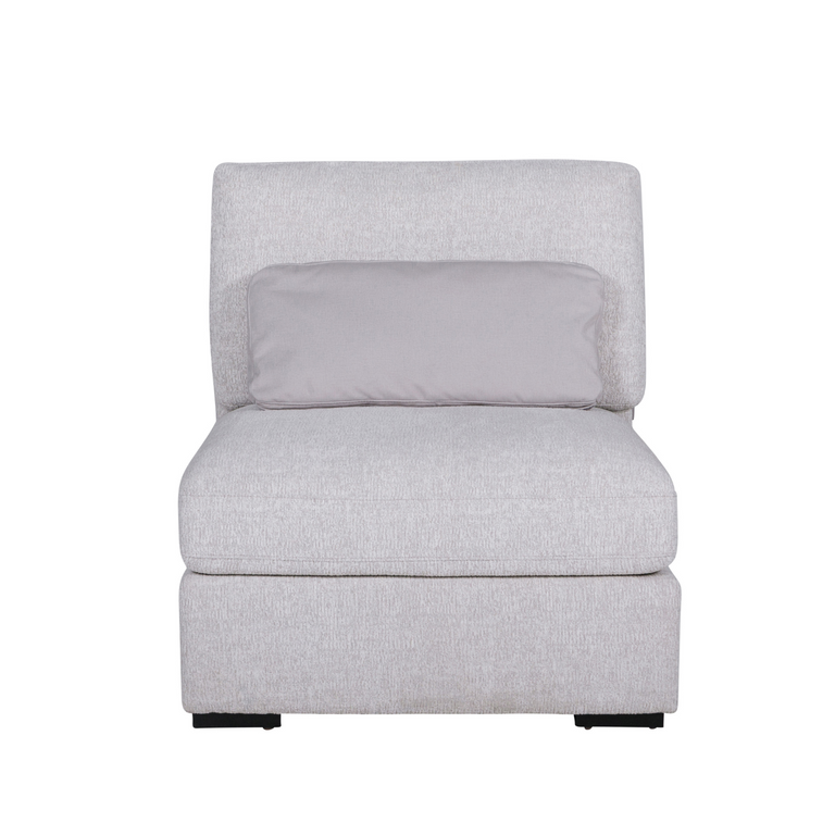 Humphrey Armless Sectional Light Grey