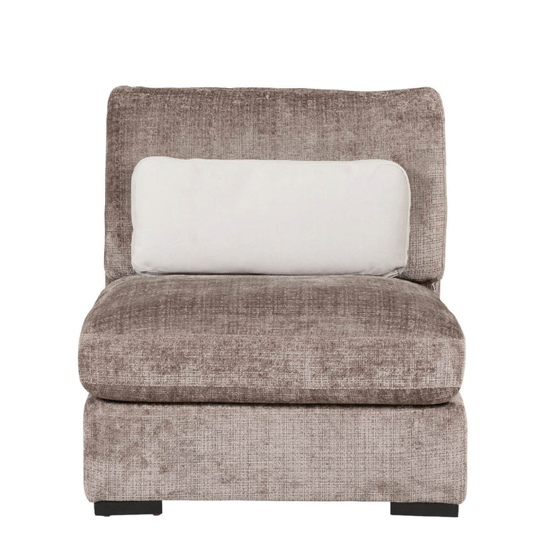 Humphrey Armless Sectional Mink