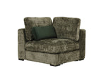 Green corner sofa - Humphrey Corner Arm Sectional in living room

