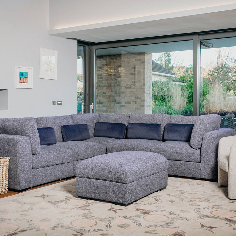 Humphrey Corner Sofa Blue