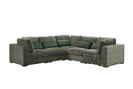Luxurious Humphrey Corner Sofa Green for stylish living rooms.
