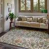 Morris & Co Hyacinth Natural Rug 130201 life style picture