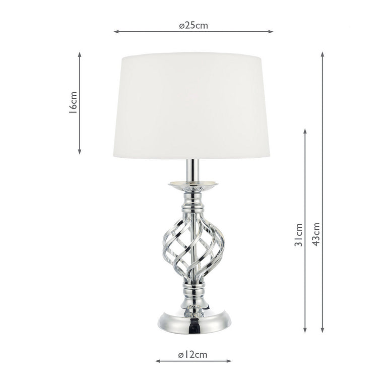 Iffley Touch Table Lamp Polished Chrome - Lamp for Table Lighting