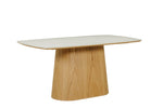Modern rectangle dining table Indy Rectangle Dining Table 1.6m Sand
