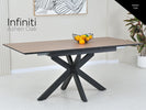 Infiniti 180-220 cm Dining Table Ashen Oak life style picture