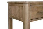 Inola 1 Drawer Bedside Table Cashew Close view picture from the side