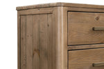Inola 5 Drawer Tall Chest Cashew close view picture of the chest