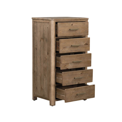 Inola 5 Drawer Tall Chest Cashew
