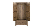 Inola Wardrobe Cashew front view picture with opened door