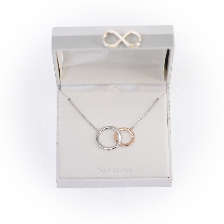 Tipperary Crystal Interlocking Circles Pendant