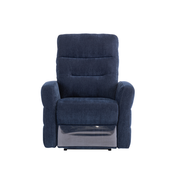 Elegant electric recliner armchair with smart stitching
