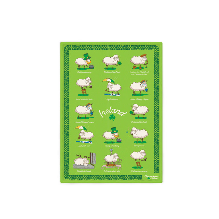 Irish Sheep Tea Towel