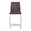Brown Irma bar chair shown from the side (2)