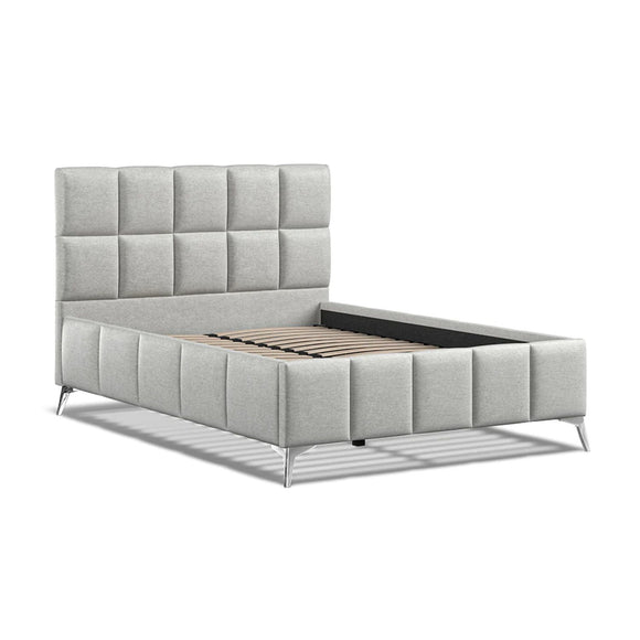 Classic double bed for comfortable sleep.