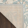 Nourison Isla Rug ISL01 Blue Floral Rug with a latex backing