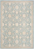 Nourison Isla Rug ISL01 Blue Floral Rug picture of the rug floral pattern