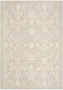 Nourison Isla Rug ISL01 Light Grey Floral Rug picture of the rug floral pattern