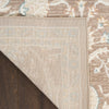 Nourison Isla Rug ISL01 Mocha Floral Rug with a latex backing