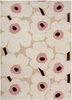 Marimekko Unikko Floral Rug Beige Pink picture of the rug floral design