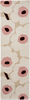 Marimekko Unikko Floral Rug Beige Pink Runner picture of the rug floral design