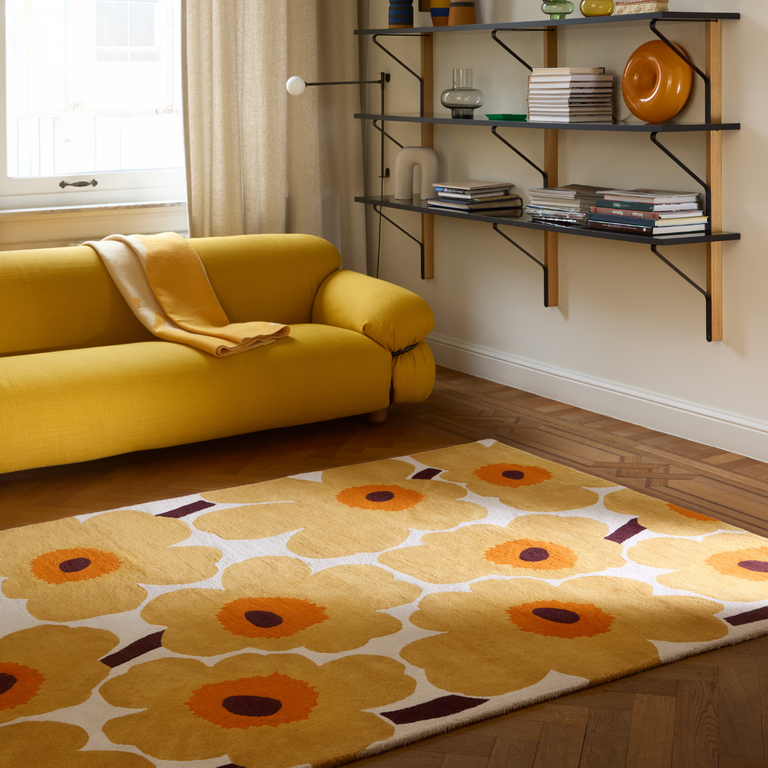 Marimekko Unikko Floral Rug Honey