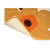 Marimekko Unikko Floral Rug Honey with a cotton and latex backing