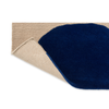 Marimekko Isot Kivet Geometric Rug Blue with a latex and cotton backing
