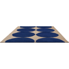 Marimekko Isot Kivet Geometric Rug Blue perfect for bedrooms and living rooms