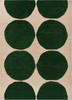 Marimekko Isot Kivet Geometric Rug Green picture of the rug geometric design