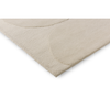Marimekko Isot Kivet Geometric Rug Natural White hand-tufted rug with a cut pile