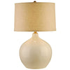 Ivory Crackle Glazed Table Lamp alternative view