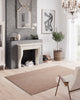 Ivy Geometric Rug 022 Blush Pink life style picture