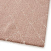 Ivy Geometric Rug 022 Blush Pink picture of the corner