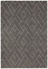 Ivy Geometric Rug 092 Grey picture of the rug design