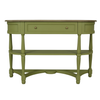 Jardin 1 Drawer Console Table with 2 Shelves Green made in a contemporary design