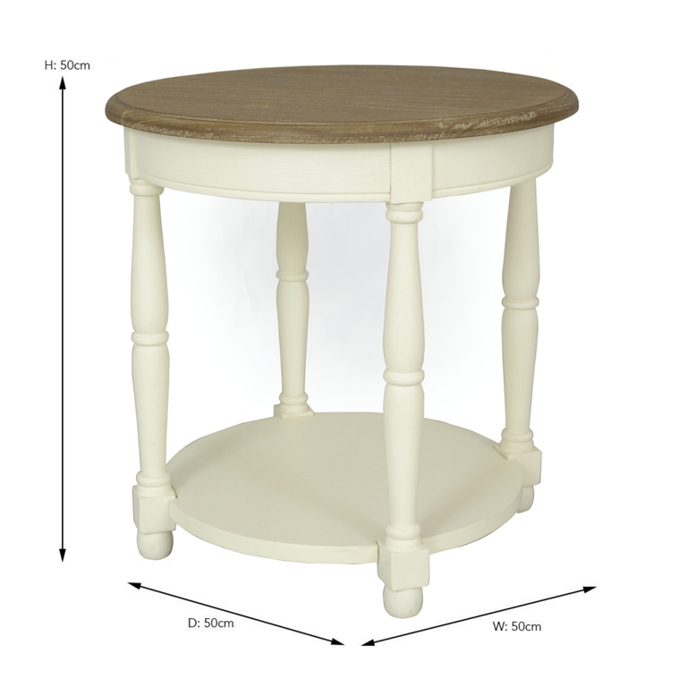 Jardin Side Table White