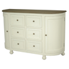 Jardin 6 Drawer Sideboard White picture of the wooden sideboard design