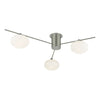 Jasper 3 Light Semi Flush Satin Nickel picture on the white background