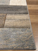 Jasper Geometric Rug Brown & Beige  picture of the corner