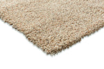 Brink & Campman Jazz Plush Plain Rug Natural with a hight shaggy pile