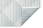 Concept Looms Jazz Rug JAZ08 Blue with a polypropylene backing