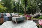 Concept Looms Jazz Rug JAZ08 Blue lifestyle outdoor picture