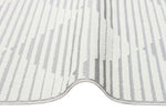 Concept Looms Jazz Rug JAZ10 Silver with a bordered ends