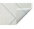 Concept Looms Jazz Rug JAZ13 Blue with a polypropylene backing