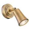 Jedrek Single Wall Spotlight Aged Brass picture on the white background
