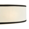 Jemima Wall Light White and White Frosted Acrylic close view picture of the shade
