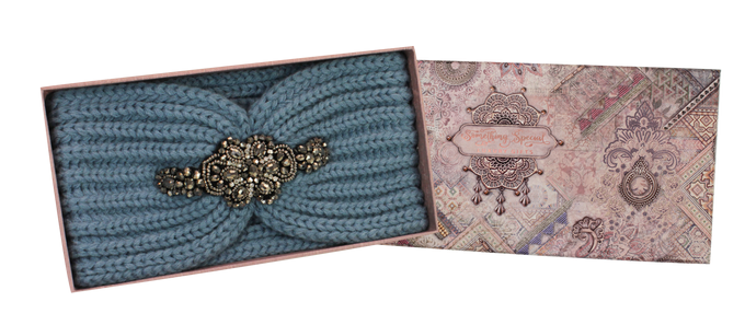 Jewel Headband Denim