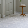 Laura Ashley Josette Floral Rug Dove Grey lifestyle picture on the floor